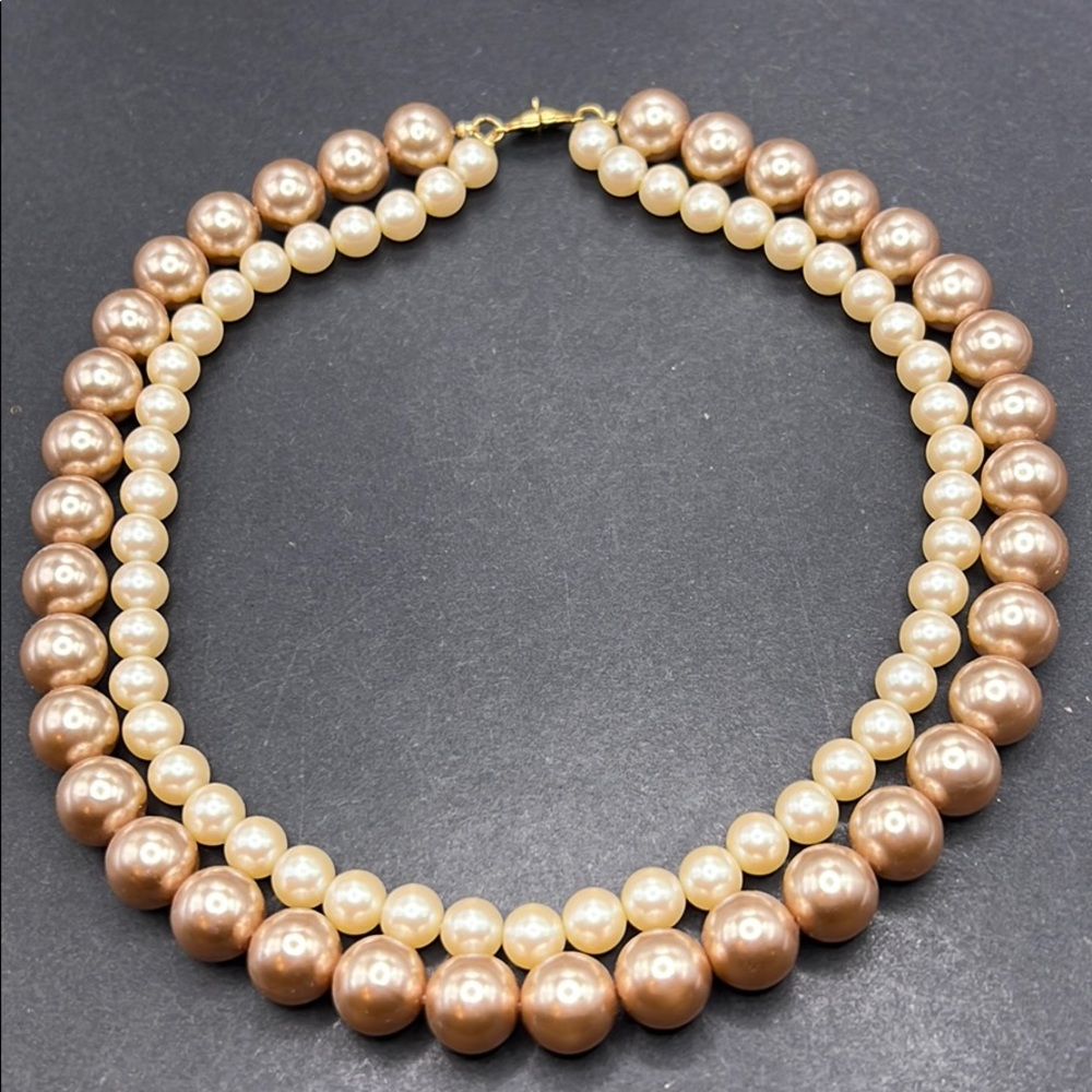 Vintage Monet pearl necklace